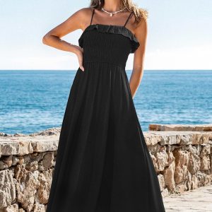 Abundance Black Maxi Dress