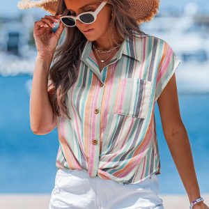 High Summer Striped Top