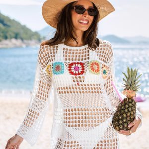 Bellini White Cover-Up Mini Dress