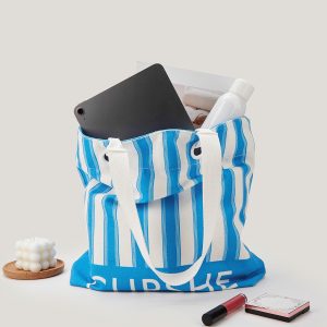 Cupshe Striped Tote Bag