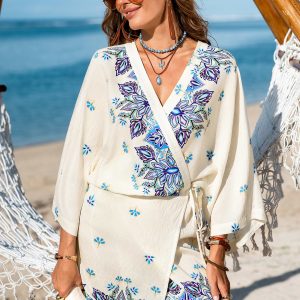 Getaway Mood Ornate Mini Dress