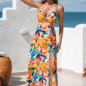 Subtlety Abstract Maxi Dress