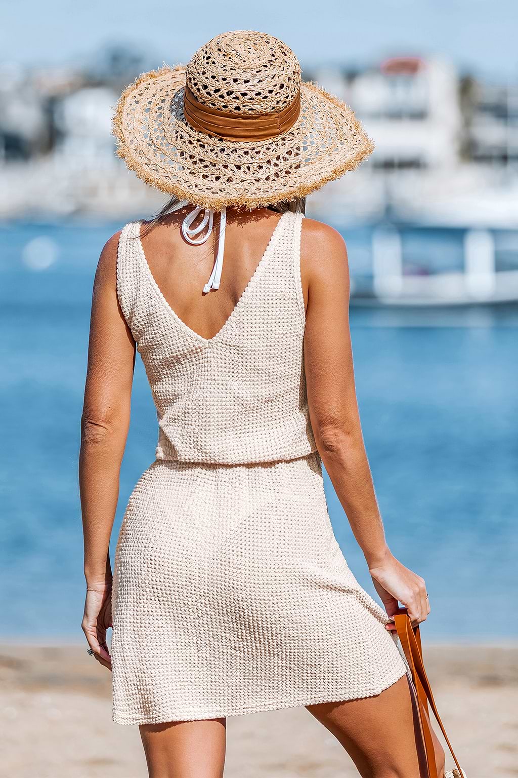 Summer Oasis Beige Cover-Up Dress - Image 2