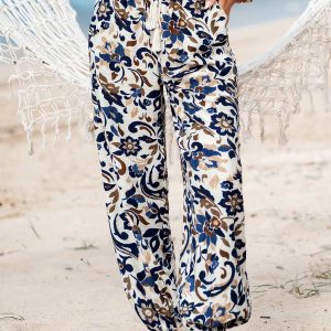 So Earthy Floral Pants