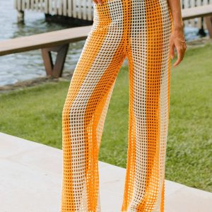 Groovy Girl Striped Cover-Up Pants