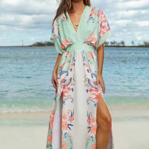 Opulence Tropical Maxi Dress