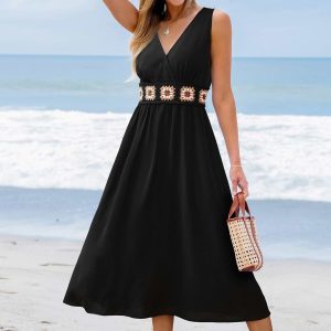In My Prime Black Maxi Dress