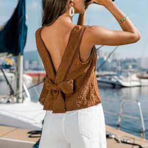 Sweet Talk Brown Top