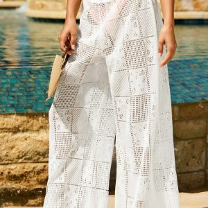 Lone Star Mood White Cover-Up Pants