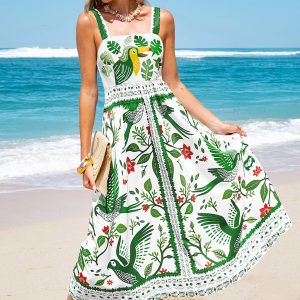 Two Can Tango Tropical Maxi Dress
