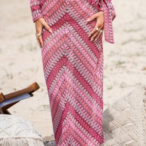 Feel It Out Abstract Maxi Sarong