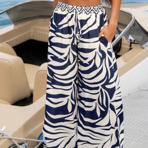 Horseback at Sunset Tropical Cover-Up Pants