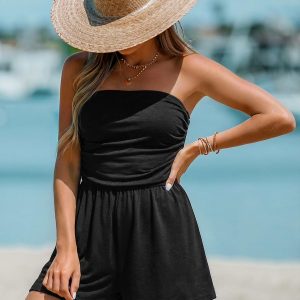 On Purpose Black Romper