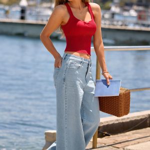 Cherry Kiss Red Tank Top