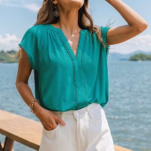Vacay Goals Aqua Tee