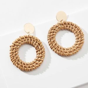 True Warmth Straw Earrings