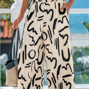 Pizzazz Abstract Pants