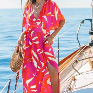 Feel It in My Soul Tropical Midi Dress