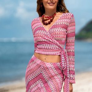 Hot Summer Day Abstract Cover-Up Top