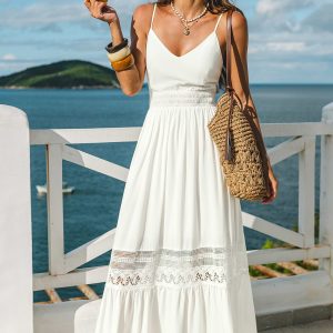 Breathtaking White Maxi Dress