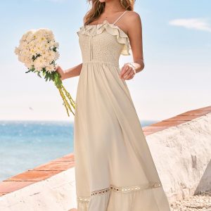 Confession Beige Maxi Dress