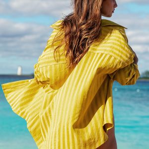 Hidden in Paradise Yellow Blouse