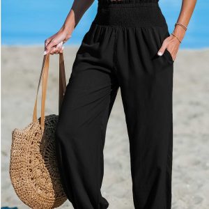 Ocean Mist Black Pants