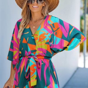 Cove Calling Tropical Romper