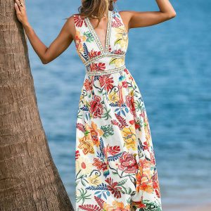 Sabrina Tropical Maxi Dress