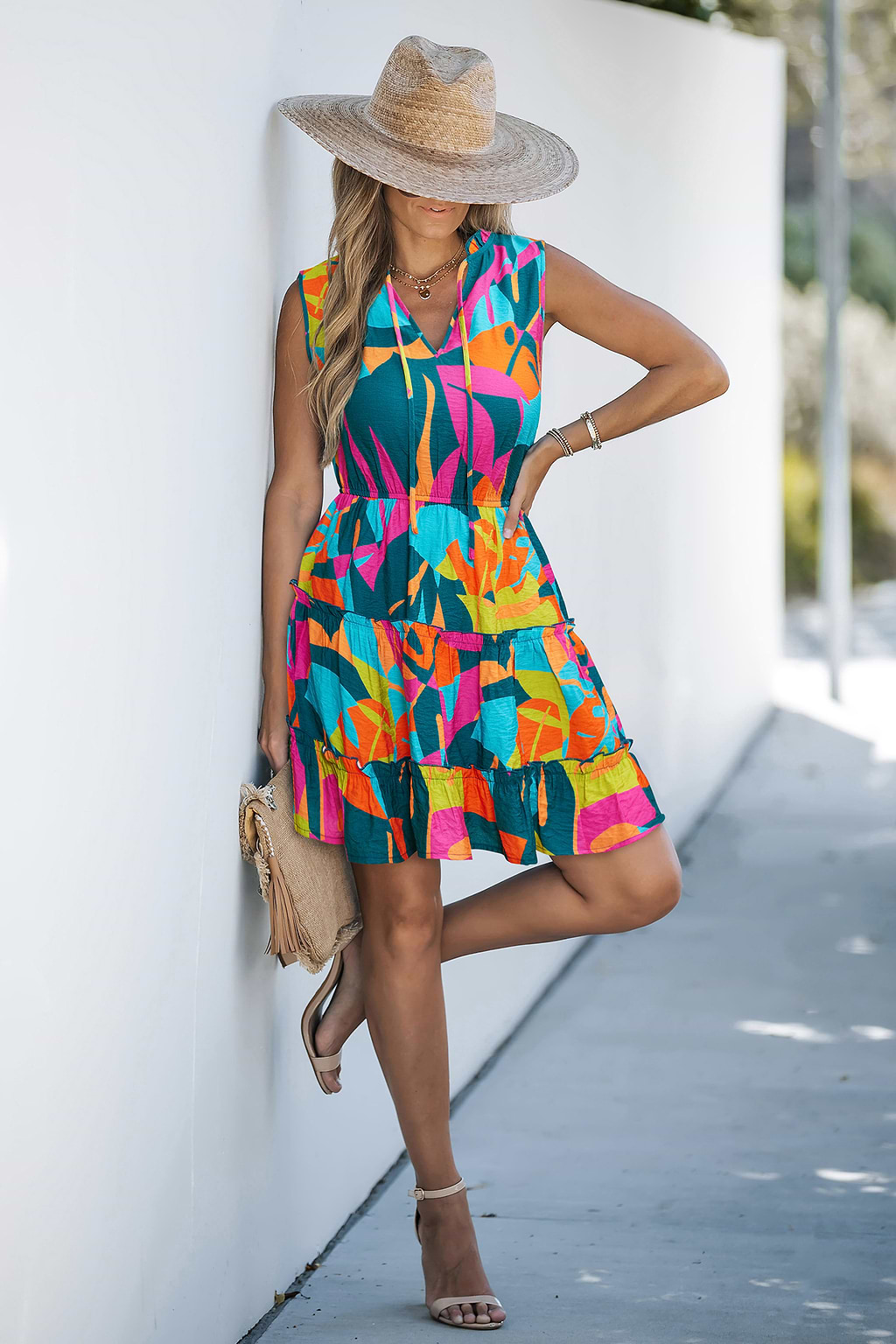 Fragments Tropical Mini Dress - Image 2