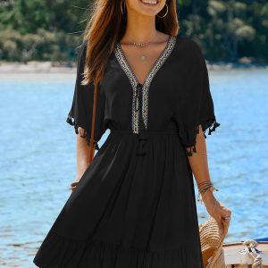 Forever Mood Black Mini Dress
