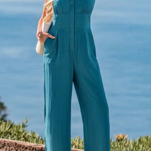 Out of Sight Blue Jumpsuit