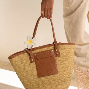 Kiss the Sun Straw Bag