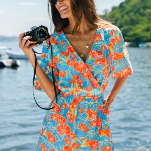 Island Culture Floral Romper