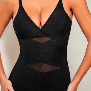 Hold That Thought Black Shapewear Top
