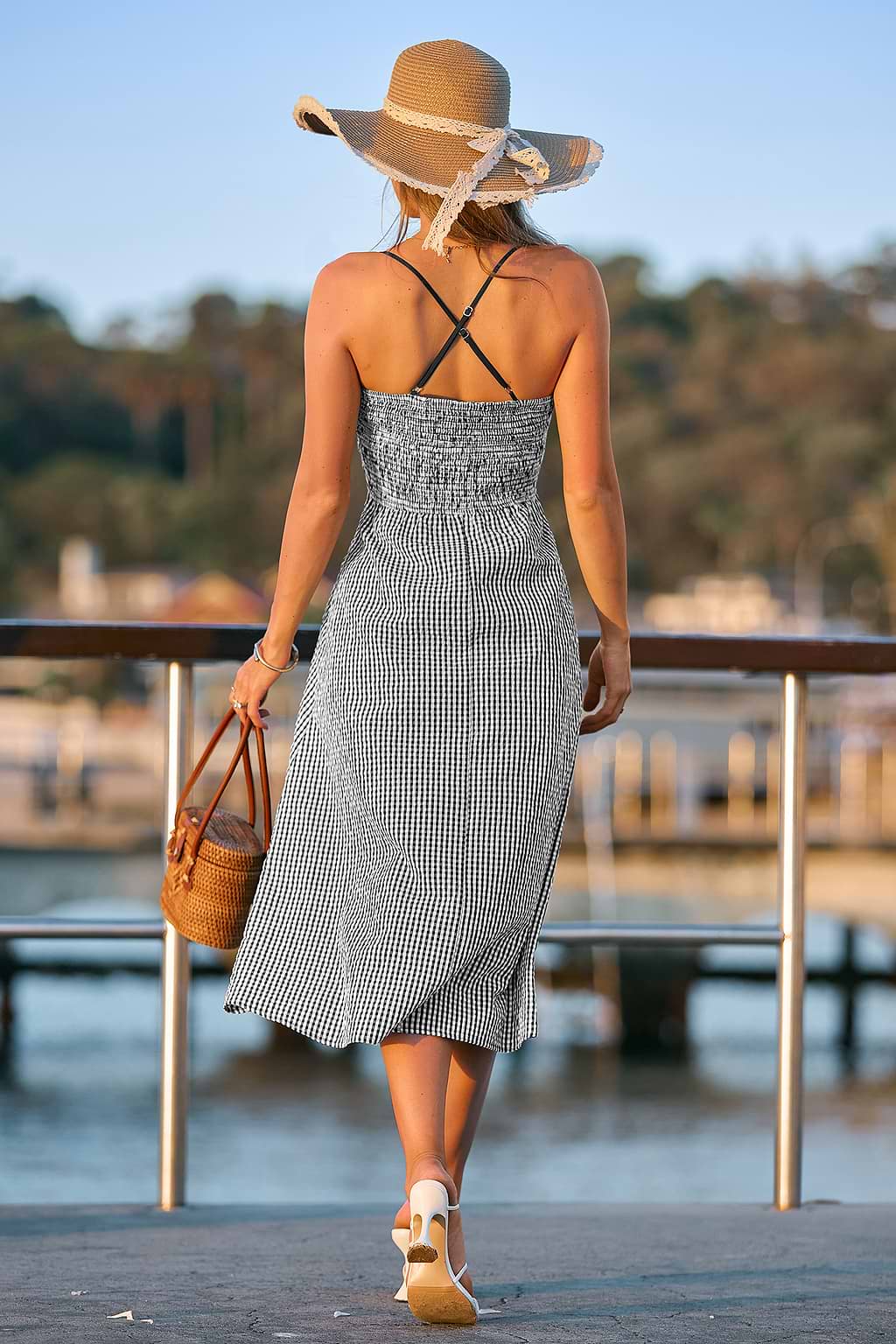Sugary Gingham Maxi Dress - Image 2