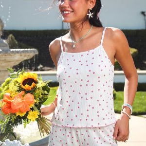 Rosy Stillness Floral Pajama Set