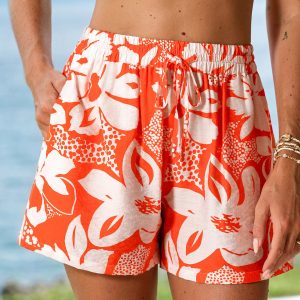 Summer Citrus Tropical Shorts