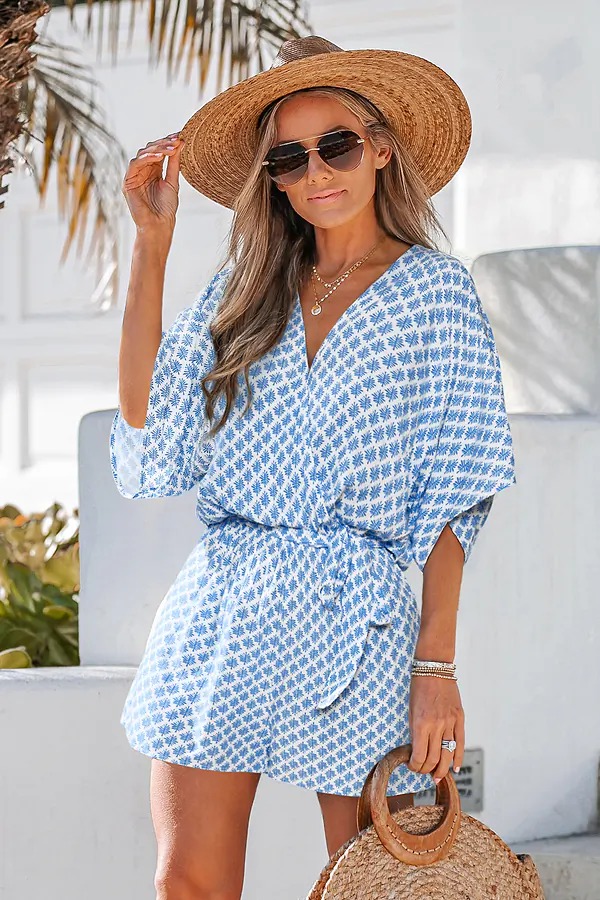 Perspective Ornate Romper